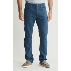 Jachs Stretch Cotton 5-Pocket Slate Blue Pants 34/32